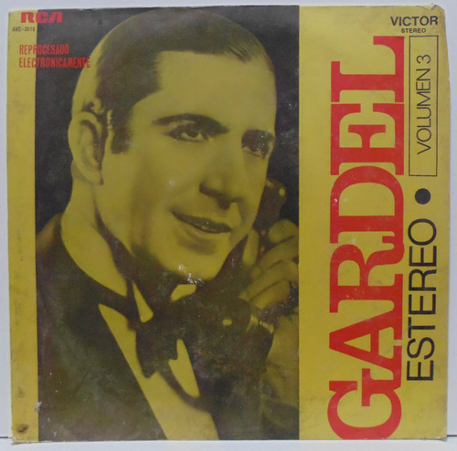 Lp Carlos Gardel - Gardel En Estereo Vol 3 - Rca Victor