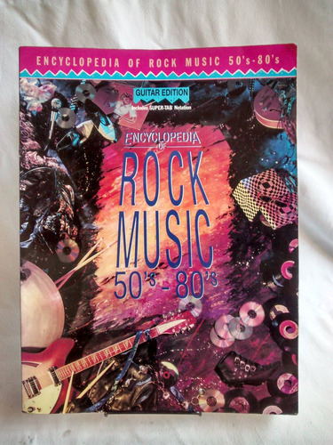 Encyclopedia Of Rock Music 50's - 80's Guitar Edition Ingles
