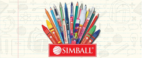 Crayones Jumbo Twist Simball Kid X 6 Unid Crayon Cera Grueso