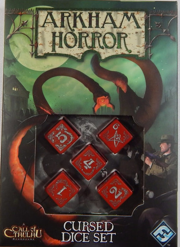 Dados Arkham Horror Cursed Malditos -odysseygamestore