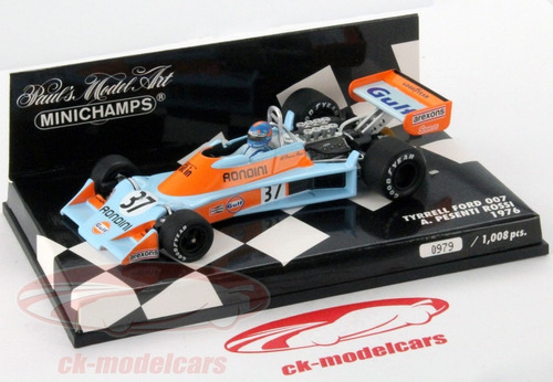 Tyrrell Ford 007 F1 1976 Rossi Escud Gulf  Minichamps 1/43