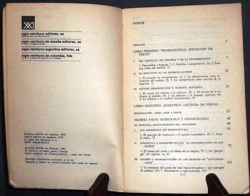 Paul Ricoeur. Freud Una Interpretacion De La Cultura 1978 (Usado)