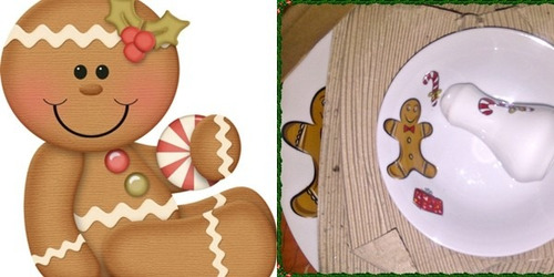 Imagen 3 de 3 de Set Navideño De Ensaladera Y Bowl