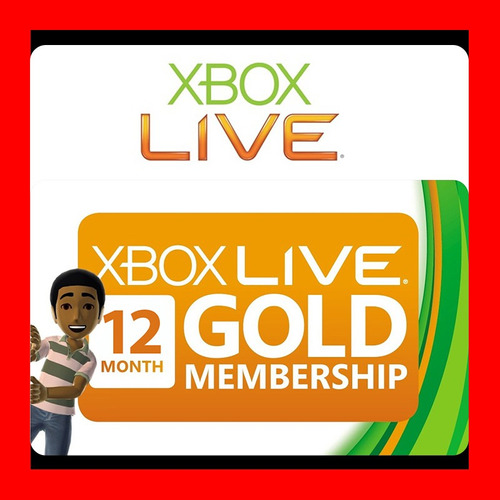 Xbox Live Gold 12 Meses Digital Caja Vecina