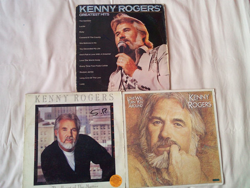 Disco De Vinilo Acetato Lp Kenny Rogers Vendo Combo Son (3)