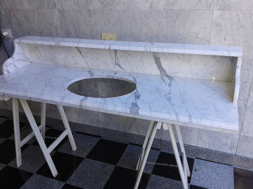 Mesada De Marmol, Para Baño