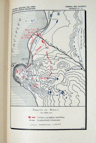 Dellepiane Historia Militar Del Peru 2 Tomos Guerra Pacifico