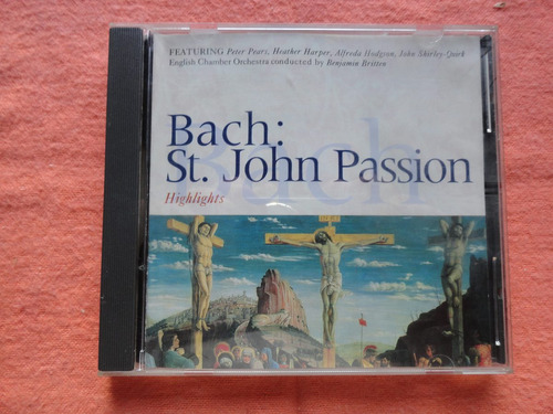 Bach  - St. John Passion - Cd - Hecho En Uk - Digital