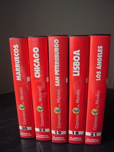 Ciudades Del Mundo:30 Libros + Vhs. No Hago Envios