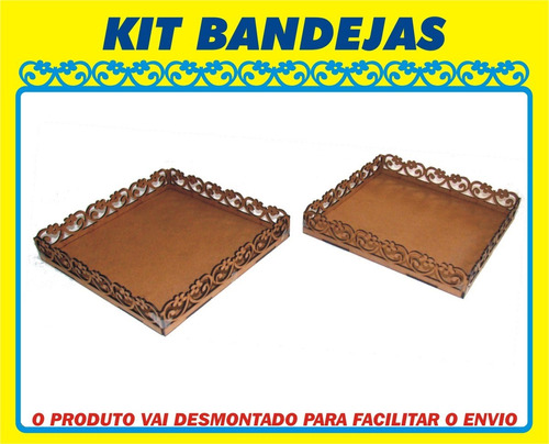 Bandeja  Provençal Mdf - Festa Decoração G1