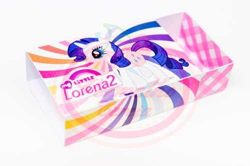 Kit 30 Mini Caixinhas 2 Bis My Little Pony Personalizadas