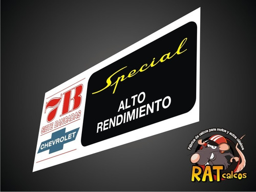 Calco Chevrolet 400 / Special Alto Rendimiento