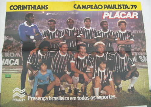 Poster Placar Dupla Face - Corinthians - Ponte Preta - 1979
