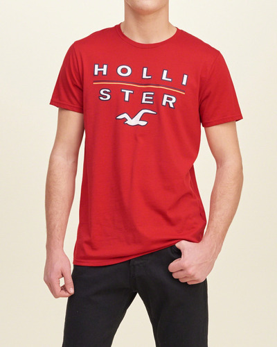 Camiseta Hollister Original Masculina Pronta Entrega