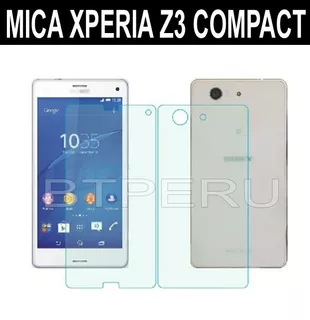 Mica Protector Pantalla Lamina Xperia Z3 Compact Mini Doble