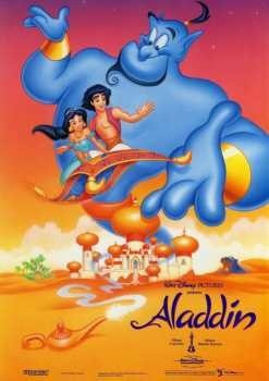 Lamina 43 X 30 Cm. - Cine - Aladdin - Aladino