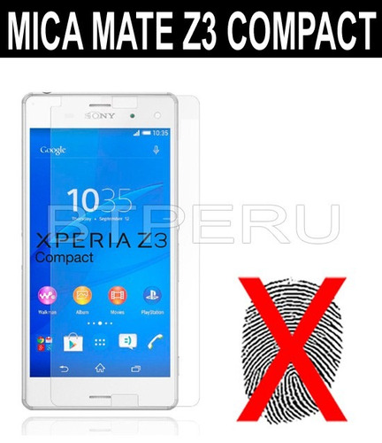 Mica Protector Pantalla Lamina Xperia Z3 Compact D5803 Mate