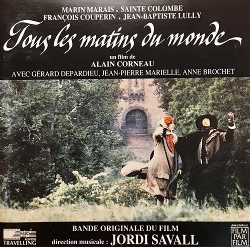 Cd Jordi Savall Tous Les Matis Du Monde Soundtrack Importado