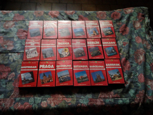 Ciudades Del Mundo:30 Libros + Vhs. No Hago Envios