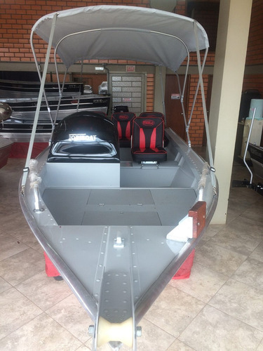 Imagem 4 de 8 de Lancha Fortboat Advance 550 Básica Com Motor 60 Hp 4 T Mer