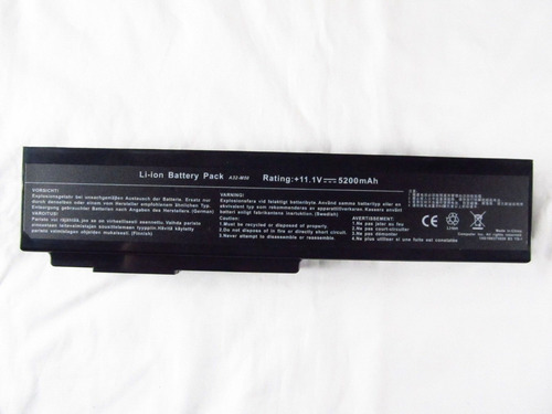 Bateria 5200ma Para Asus G50 M50sr M60vp N53s N61j