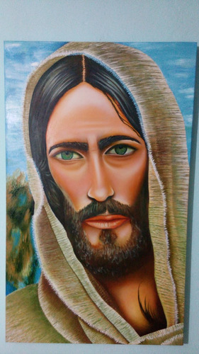 Rostro De Cristo En Oleo