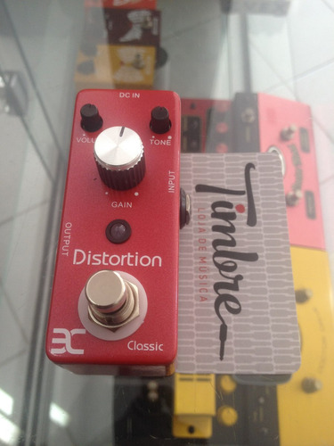 Pedal Eno Ex Classic Distortion True Bypass Somos Loja