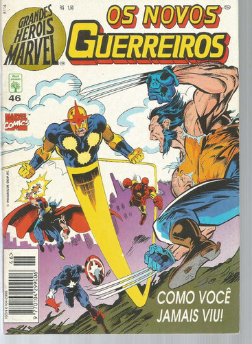 Grandes Herois Marvel 46 - Abril - Bonellihq Cx202 M20