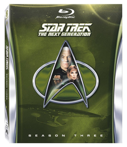 Star Trek The Next Generation Temporada 3 Tres Importada Bl