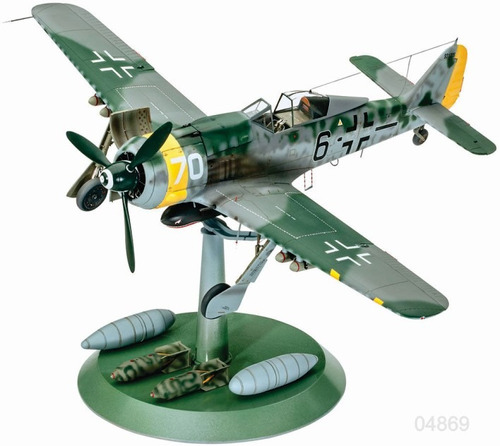 Revell Alemana Avion Focke Wulf Fw190 F8 1/32 Armar Pintar