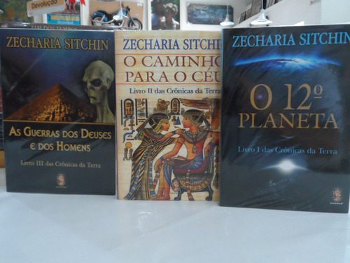 Livros Das Crônicas Da Terra 1, 2 E 3 - Zecharia Sitchin