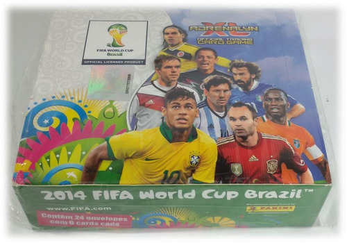 Caixa 24 Boosters Adrenalyn Copa 2014 Oficial Panini