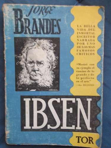 La Vida De Ibsen ( Biografía) Jorge Brandes