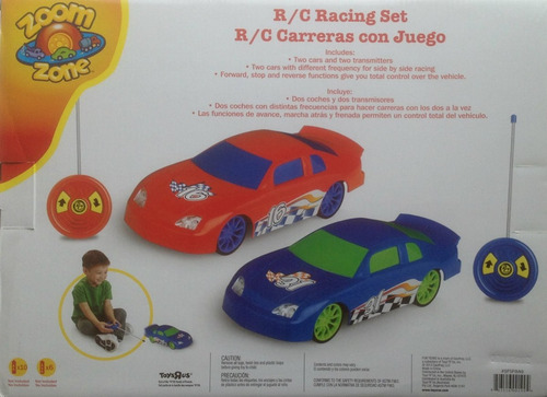 Juego De Carreras Zoom Zone R/c 2 Carros
