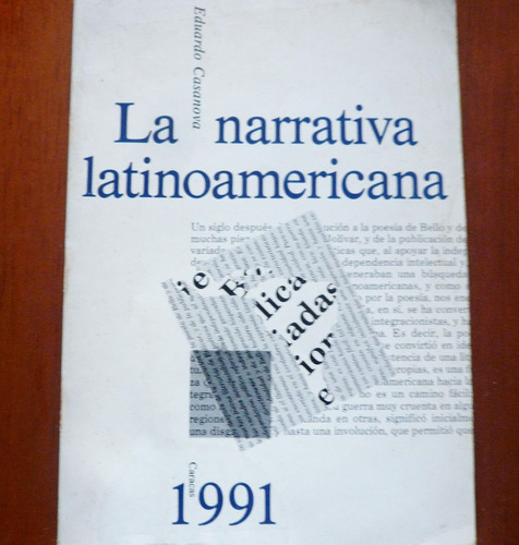 La Narrativa Latinoamericana Eduardo Casanova Gallegos Otros