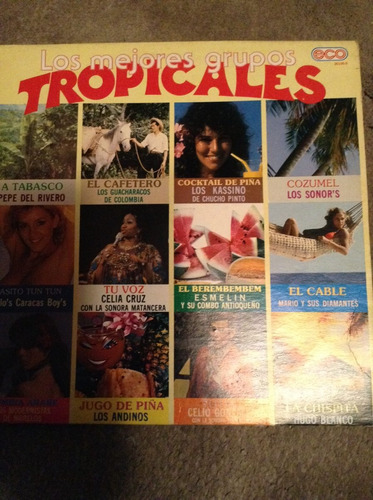 Lp Los Mejores Grupos Tropicales