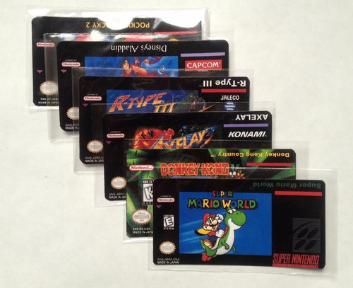 Caratulas/labels Snes