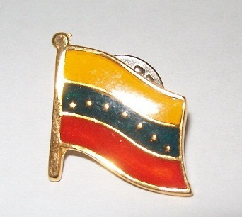 Prendedor De Bandera De Venezuela / 6 Dolares