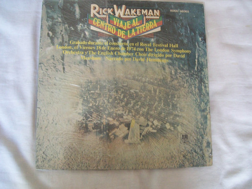 Disco De Rick Wakeman . Viaje Al Centro De La Tierra