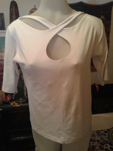 Carven Remera Blanca De Lycra