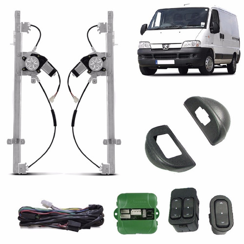 Kit Vidro Eletrico Fiat Ducato 1999 2 Portas Sensorizado