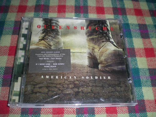 Queensryche / American Soldier Cd Promo Ind Arg H4
