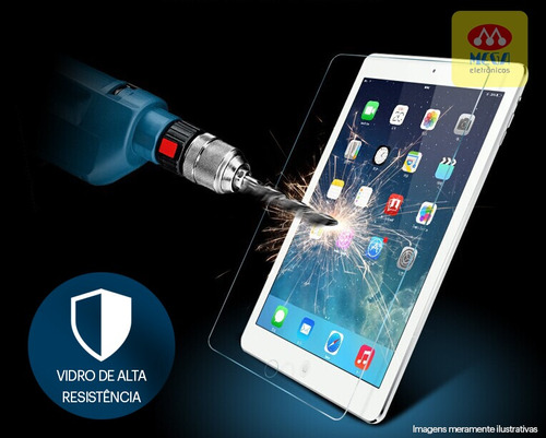 Película Vidro Apple iPad 6 Temperado Proteção Resistente