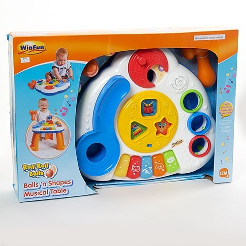 Mesa De Actividades Didactica Musical Para Bebe 0812 Winfun – ApioVerde