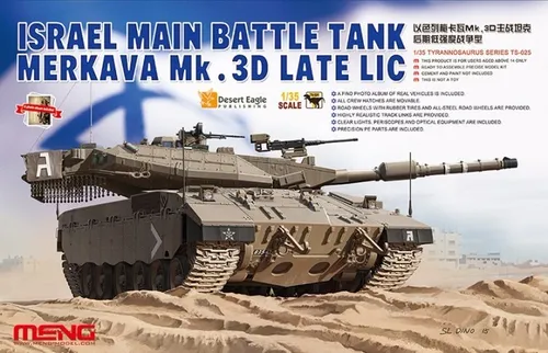 Meng 1/35 Ts-025 Israel Merkava Mk3d Late Lic Milouhobbies