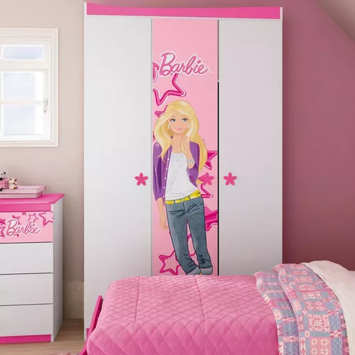 Cama Barbie Happy Branca e Rosa Pura Magia - Compre Agora