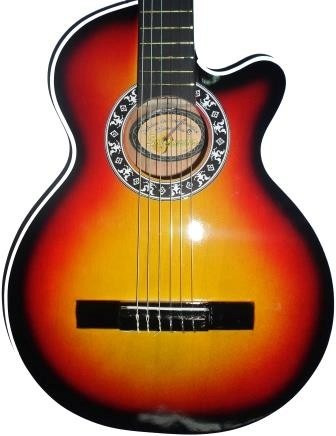 Guitarra Acustica +afinador+forro+colgador+pua+capodastro