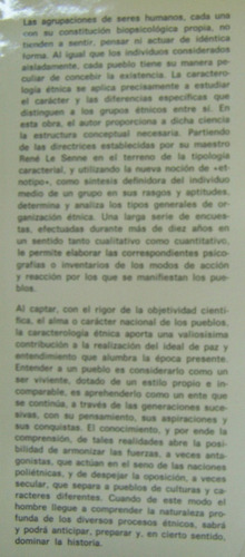 Caracterologia Etnica * Paul Grieger * Antropologia *