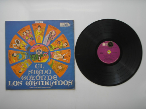 Lp Vinilo Los Graduados Gustavo Quintero  El Signo Gozon