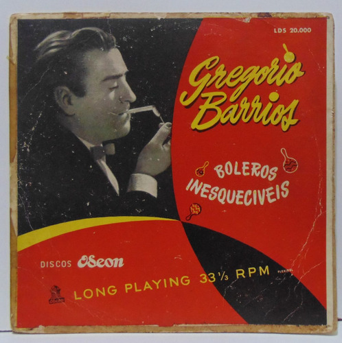 Lp 10 Polegada Gregorio Barrios - Boleros  - N 22